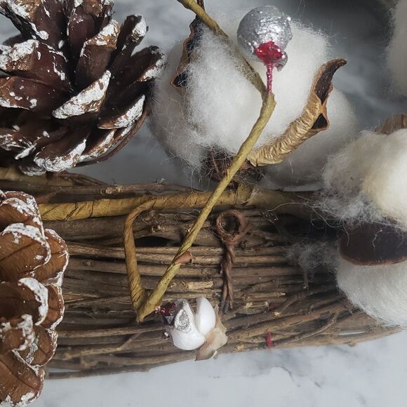 NWT Eve Christmas Cotton Wreath - Picture 9 of 9